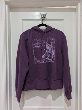 NWT Taylor Swift Purple 'Speak Now' Graphic Hoodie